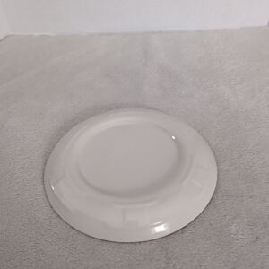 Longaberger Pottery Woven Traditions Ivory 7" Pillar Candle Holder